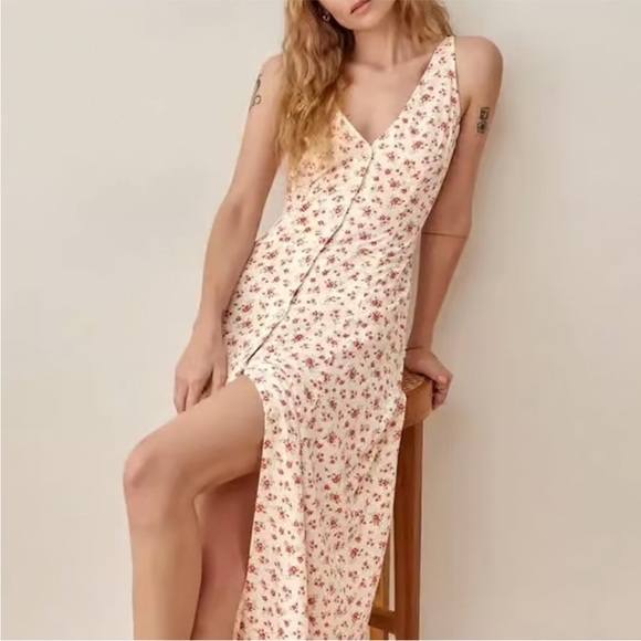 Reformation Luke Dress: Collette Size 2 - Picture 2 of 10